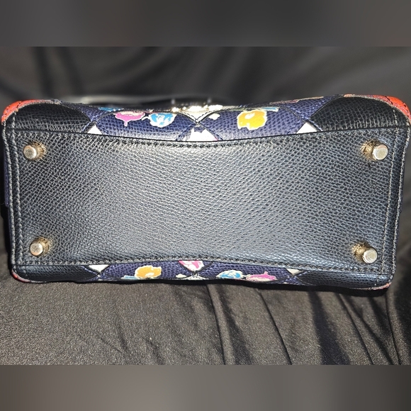 SOLD Authentic COACH Mini Blake Satchel – Black Floral Print - Picture 3 of 7
